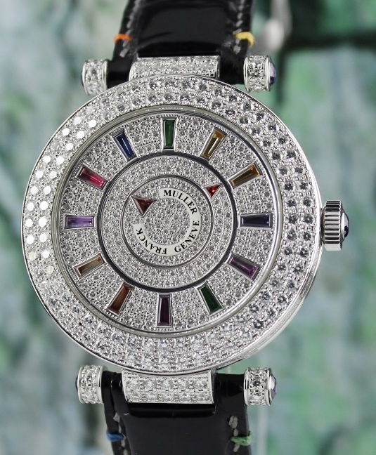 (image for) Unworn Franck Muller 18K White Gold Double Mystery / 42 DM D 2R CD